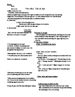 Giáo án ngữ văn 8 tuần 1 đến tuần 12