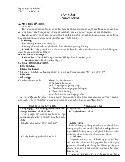 Giáo án ngữ văn 10 - Tiết 23, 23: Tấm Cám (Truyện cổ tích)