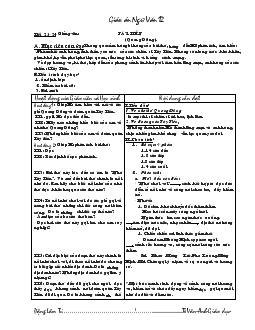 Giáo án Ngữ Văn 12