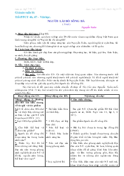 Giáo án Ngữ Văn 12 (Giáo án tuần 16)