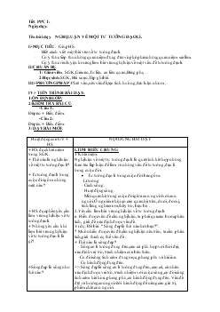 Giáo án Ngữ văn 12 - Tên bài dạy: nghị luận về một tư tưởng đạo lí