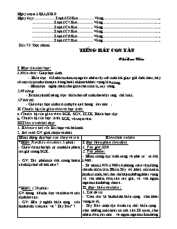 Giáo án Ngữ văn 12 - Tiết 35: Đọc thêm Tiếng hát con tàu - Chế Lan Viên