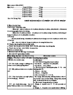 Giáo án Ngữ văn 12 - Tiết 36: tiếng Việt - Thực hành một số phép tu từ cú pháp