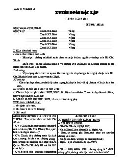 Giáo án Ngữ văn 12 - Tiết 4: Văn học sử tuyên ngôn độc lập (phần 1: tác giả) - Hồ Chí Minh