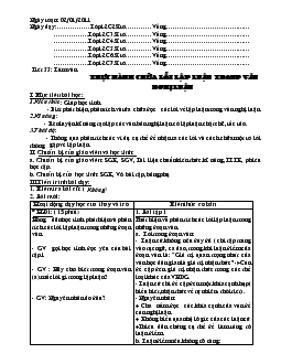 Giáo án Ngữ văn 12 - Tiết 55: làm văn- Thực hành chữa lỗi lập luận trong văn nghị luận