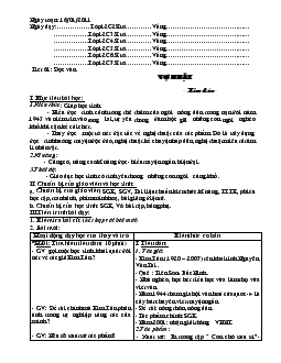 Giáo án Ngữ văn 12 - Tiết 61: đọc văn Vợ Nhặt - Kim Lân