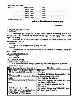 Giáo án Ngữ văn 12 - Tiết 66: đọc thêm Bắt sấu rừng u minh hạ - Sơn Nam
