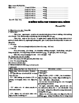 Giáo án Ngữ văn 12 - Tiết 67: đọc văn Những đứa con trong gia đình - Nguyễn Thi