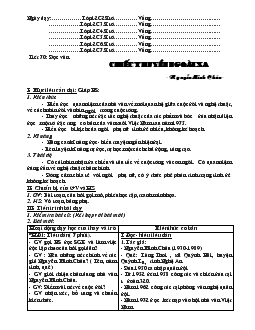 Giáo án Ngữ văn 12 - Tiết 70: đọc văn Chiếc thuyền ngoài xa - Nguyễn Minh Châu