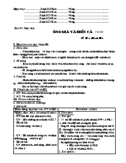 Giáo án Ngữ văn 12 - Tiết 83: Đọc văn ông già và biển cả (trích) - Ơ. hê- minh- uê-