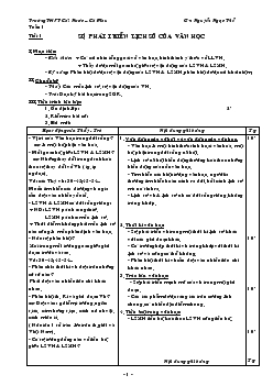 Giáo án Ngữ văn 12 - Tuần 1 đến tuần 14