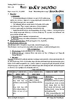 Giáo án tiết 28 đọc văn: Đất nước (Trích “ Mặt đường khát vọng”  (Nguyễn Khoa Điềm)) - Trường THPT Tam Quan