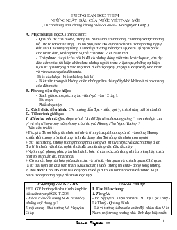Hướng dẫn đọc thêm những ngày đầu của nước Việt Nam mới
