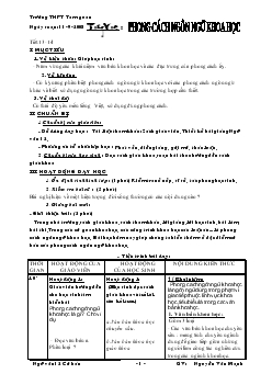 Giáo án Ngữ văn 12 - Tiết:13 - 14 tiếng Việt: Phong cách ngôn ngữ khoa học