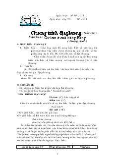 Chương trình địa phương (Phần Văn) Văn bản: Gửi em ở cuối sông Hồng (Dương Soái)