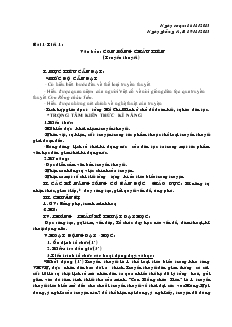 Giáo án Ngữ văn 6 - Bài 1- Tiết 1 Văn bản: Con rồng cháu tiên (truyền thuyết)
