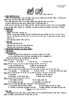 Giáo án Ngữ văn 6 - Cô tô (Nguyên Tuân)