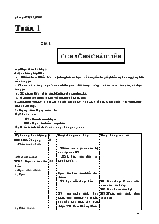 Giáo án Ngữ văn 6 - Học kỳ I năm 2008