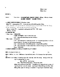 Giáo án Ngữ văn 6 - Tiết 1 đến tiết 140