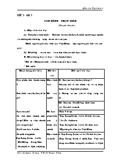 Giáo án Ngữ văn 6 - Tiết 1 đến tiết 62