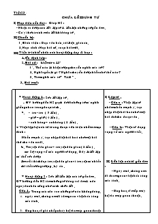 Giáo án Ngữ văn 6 - Tiết 23: Chữa lỗi dùng từ
