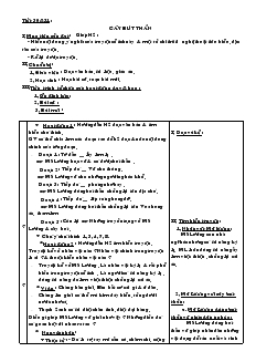 Giáo án Ngữ văn 6 - Tiết 30, 31: Cây bút thần