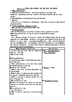 Giáo án Ngữ văn 6 - Tiết 34, 35: Ông lão đánh cá và con cá vàng