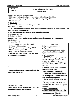 Giáo án Ngữ văn 6 - Trường THCS Phong Bắc