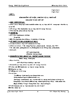 Giáo án Ngữ văn 6 - Trường THCS Quảng Chính - Năm học 2013- 2014