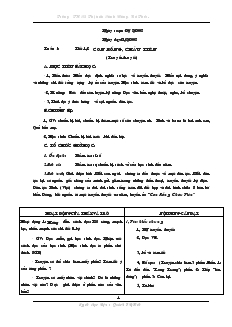 Giáo án Ngữ văn 6 - Trường THCS Thị trấn Cành Nàng - Bá Thước