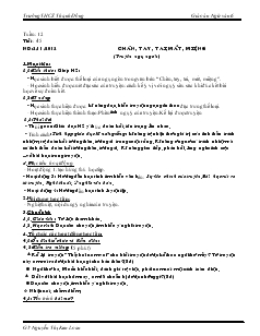 Giáo án Ngữ văn 6 - Tuần 12- Trường THCS Thạnh Đông