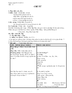 Giáo án Ngữ văn 6 - Tuần 15 đến tuần 18