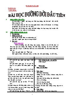 Giáo án Ngữ văn 6 - Tuần 18 đến tuần 133