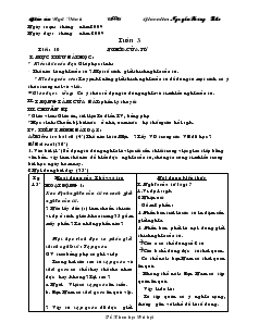 Giáo án Ngữ Văn 6 - Tuần: 3 - Tiêt 3: Nghĩa của từ -  Giáo viên: Nguyễn Phương Bắc