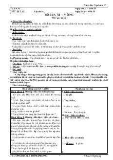 Giáo án: Ngữ văn 9 - Tuần 32