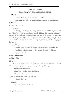 Giáo án tăng cường ngữ văn 7