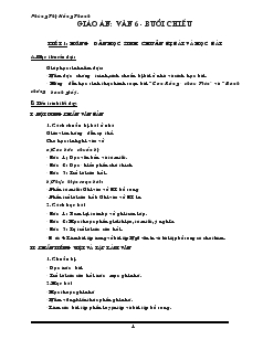 Giáo án: văn 6 - Buổi chiều_Phùng Thị Hồng Thanh