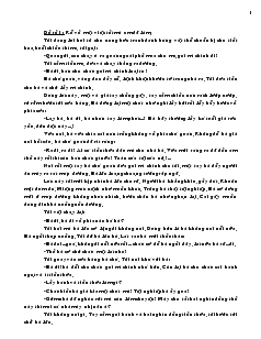 Một số đề văn mẫu môn Tập làm văn