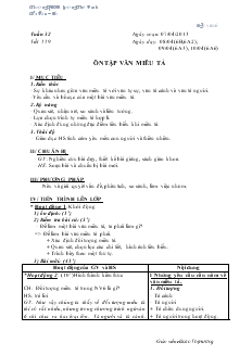 Thiết kế bào giảng môn Ngữ văn 6 - Tuần 32