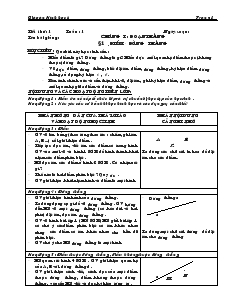 Giáo án Hình học 6 - Tuần 1 đến tuần 35