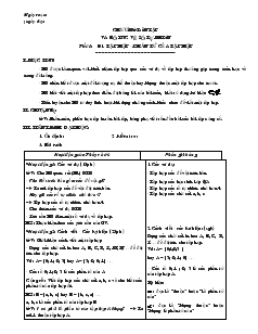 Giáo án Toán 6 - Số học - Tiết 1 đến tiết 111