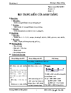 Giáo án Hình học 6 - Bài 10: Trung điểm của đoạn thẳng