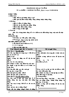 Giáo án Hình học 6, năm học 2012 - 2013 - Trường THCS Đức Tín