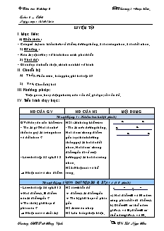 Giáo án Hình học 6 - Tiết 6