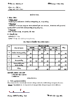 Giáo án Hình học 6 - Tuần 15