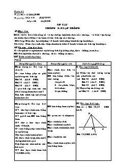 Giáo án phụ đạo Toán 6 - Tuần 13