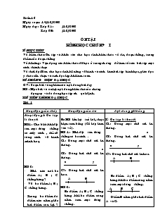 Giáo án phụ đạo Toán 6 - Tuần 16