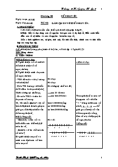 Giáo án Số học 6 - Chương 2