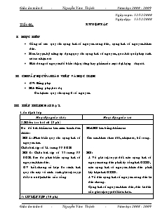 Giáo án Toán 6 - Tiết 46: Luyện tập