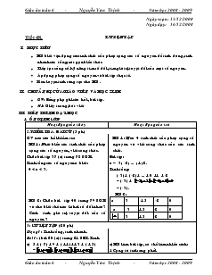 Giáo án Toán 6 - Tiết 48: Luyện tập